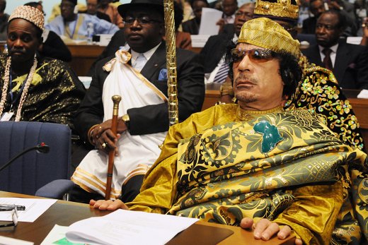 Under Law 37, glorifying Qaddafi is a criminal offence