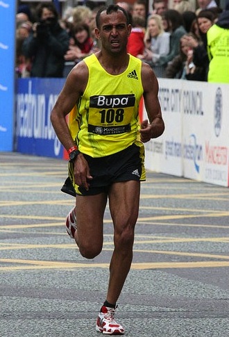 Ali Mabrouk Al-Zaidi at the 10k Bupa Great Manchester Run