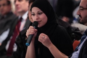 Alaa Murabit, founder and chairwoman of the Voice of Libyan Women, who told BBC Woman's Hour interviewer that women in Libya . . .[restrict]are making progress (Photo: The Voice of Libyan Women)