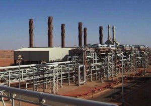 Tigantourine gas processing plant near In Amenas