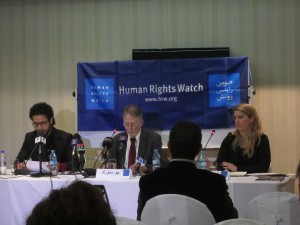 HRW press conference