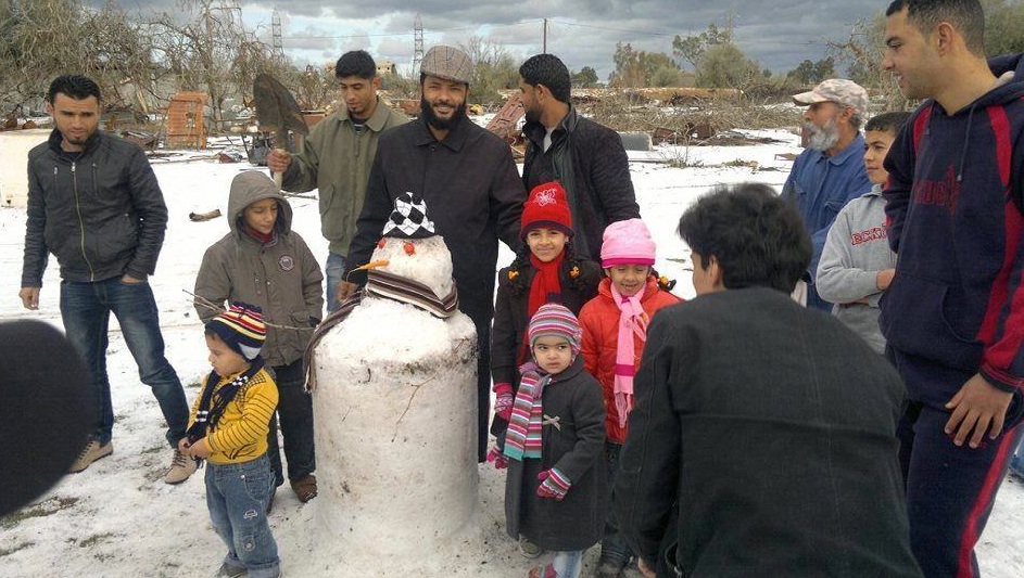 Snow in Zawia