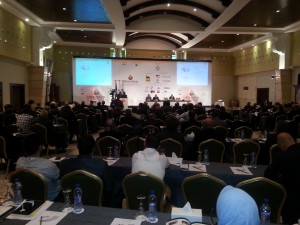 Nearly 200 people attended the opening of today's CWC Libya Forum in Tripoli (Photo: Sami Zaptia)