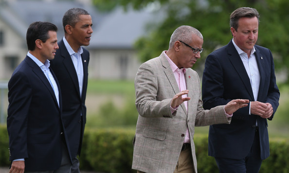 Zeidan at June's G8 summit in the UK