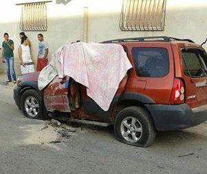 Col Fitouri's vehicle
