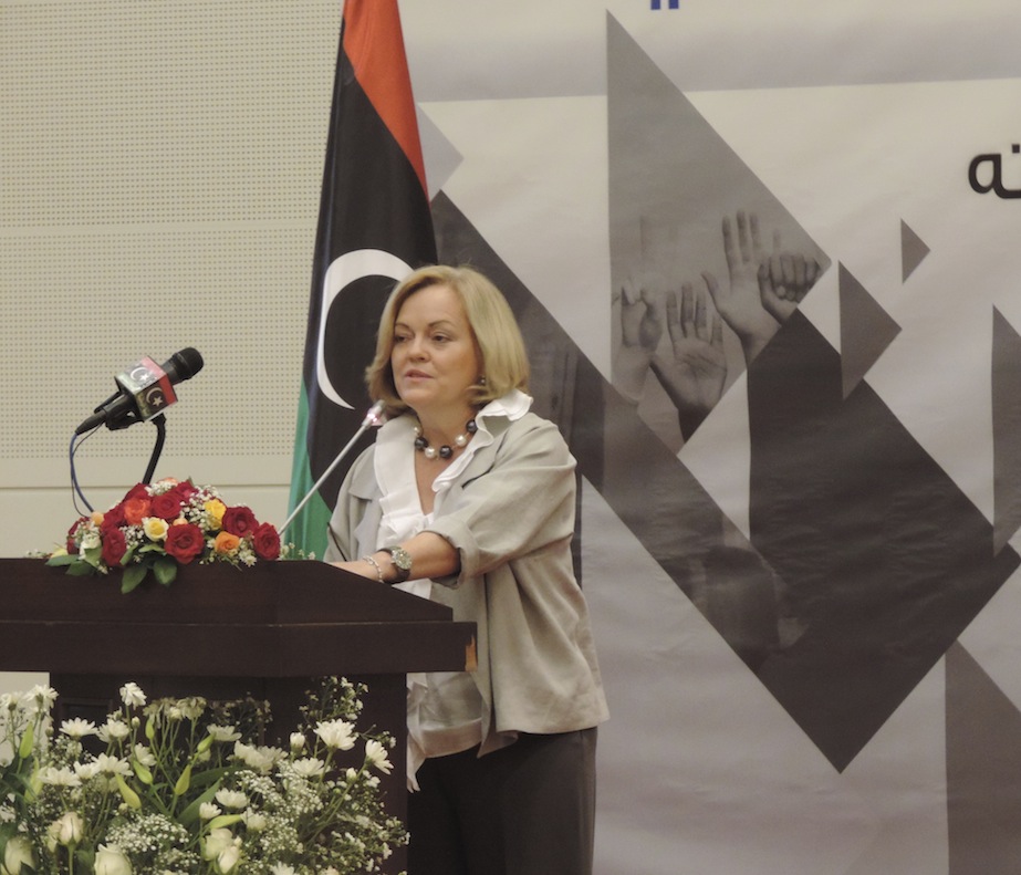 US Ambassador Deborah Jones at the Transitional Justice Law Conference