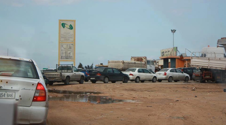 Sebha fuel queue