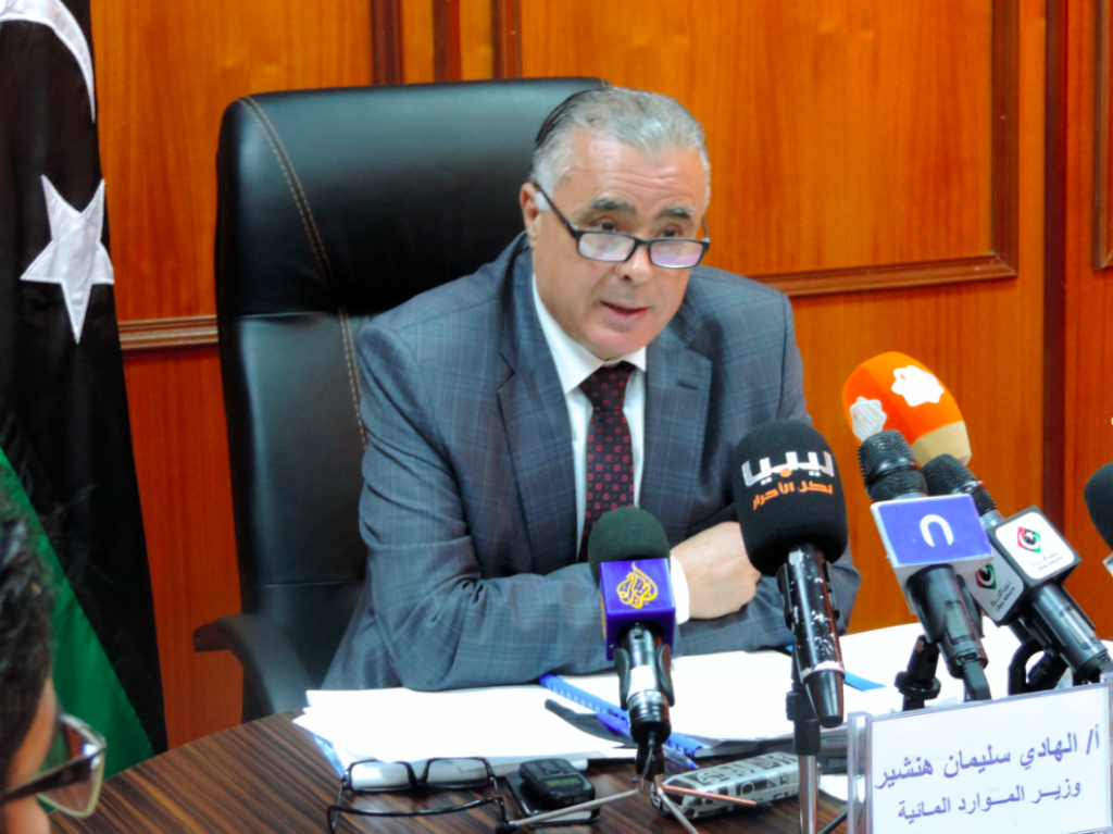 Water resources minister Hadi Hinshir