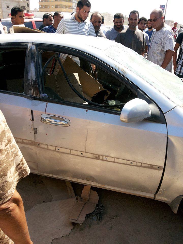 The car-bomb was detonated in the east of Benghazi