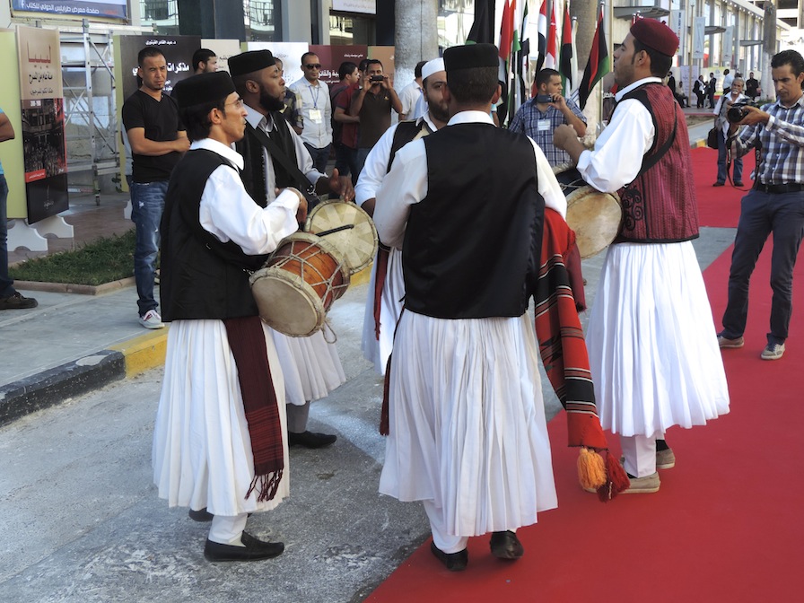 Musicians perform at the opening of the fair. (Photo: Aimen Eljali)