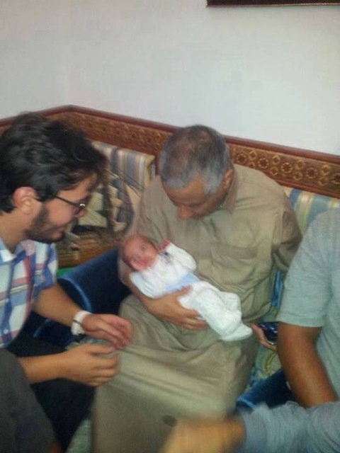 The Prime Minister at the home in Fornaj or one of his liberators shortly after his rescue