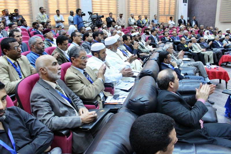 Members of local and shura councils from all over Libya attending the forum. (Photo: Taher Zaroog)