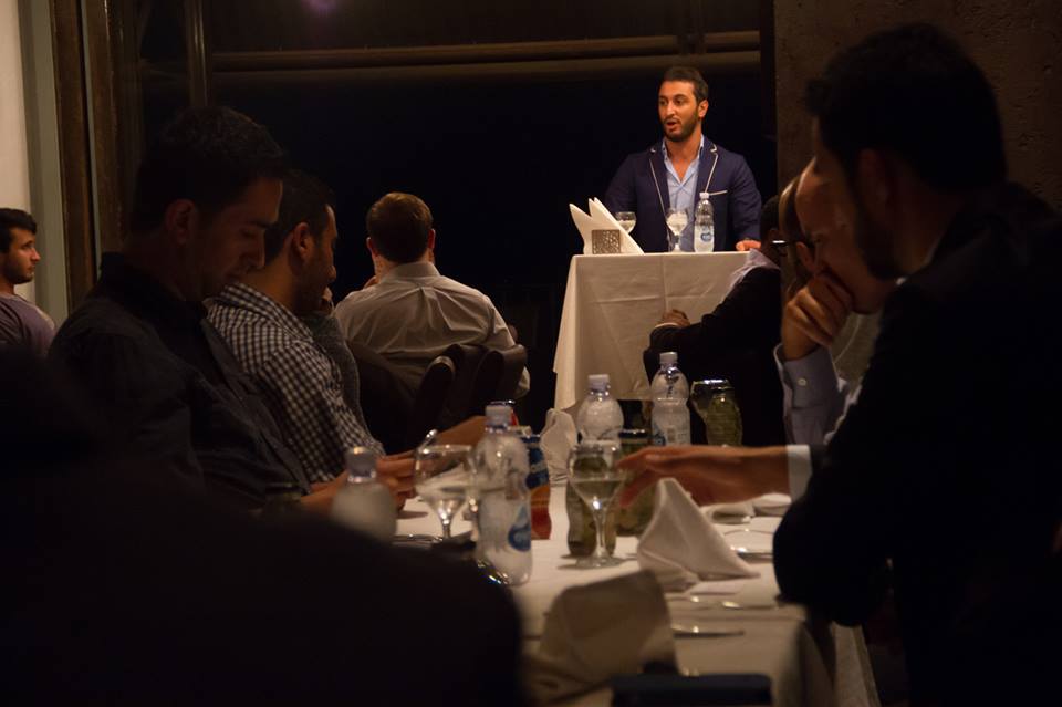 Anas El Gomati adressing the meeting (Photo: Muhammad Elosta)