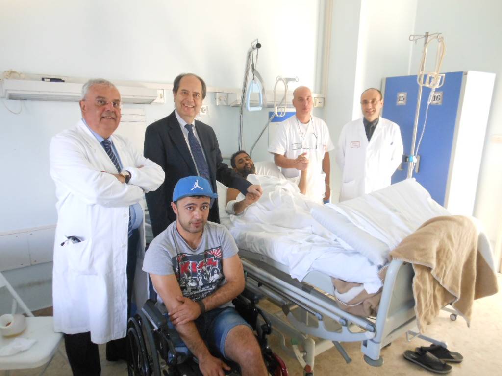 Two Libyans injured in the Gharghour clashes with doctors in Rome's San . . .[restrict]Camillo 