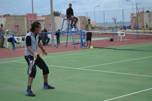 The Sirte mini tennis tournament being held from December (Photo: Sirte Sports Council).