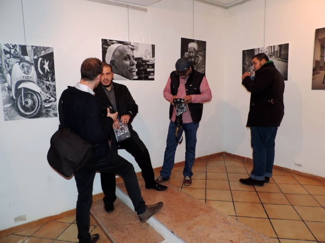 Photographs and photographers on show at Tripoli's Art  House (Photo: Aimen Eljali)