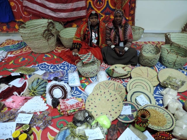 Handicrafts displayed at the Hun Autumn Festival