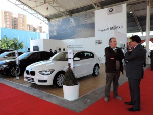 The brand new BMW X5 at the Libya International Motor Shiw