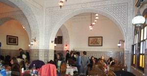 IWil ladies enjoying a meal at the Safir Indian restaurant in Tripoli (Photo: IWiL).