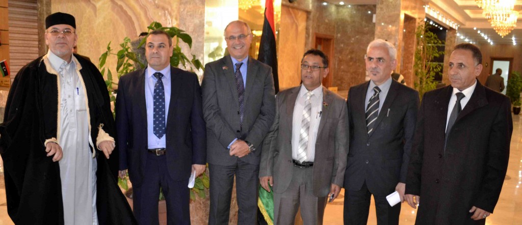 Ambassador Aron with Misrata leaders