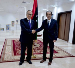 Culture Minister Habib Al-Amin meets Turkish ambassador Ahmet Yakici