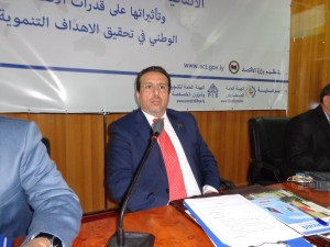 Hassan Ben Taher, Ministry of Economy Consultant, said that Libya's economy must become competitive in certain sectors prior to joining the WTO(Photo: Sami Zaptia).