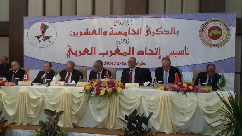 The Arab Maghreb Union's  25th anniversary ministerial meeting in Tripoli (Photo: Ahmed Elumami)