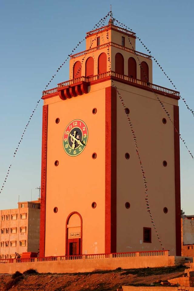 The Rochas clock on Benghazi Lighthouse