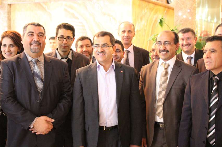 Tunisian businessmen in MIsrata