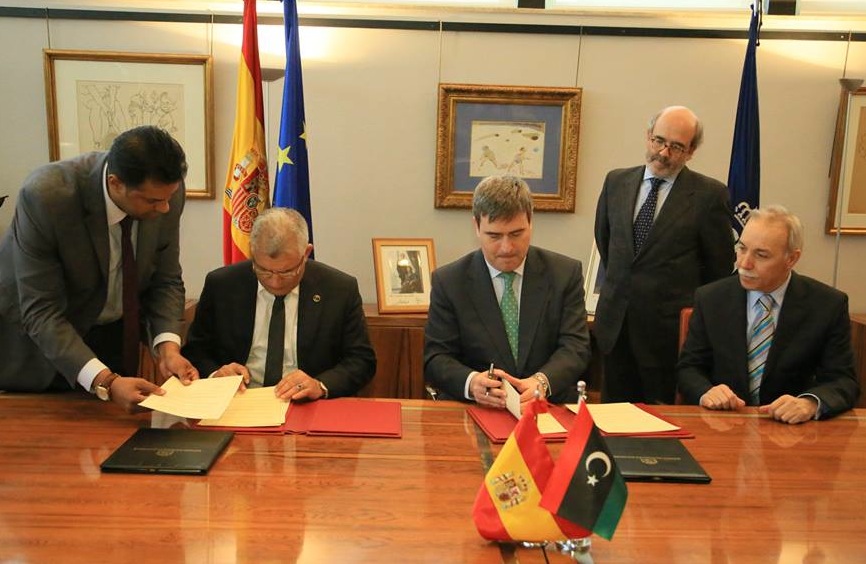 Sports MOU signed in Madrid between Sport Minister Ibrahim Shakas and (Photo: Social Media)
