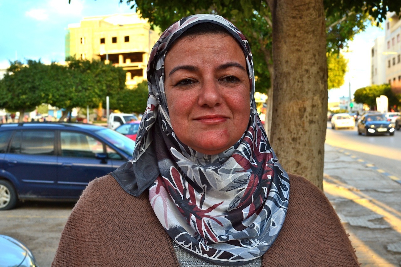 Samira Massoudi, the President of the Libyan Women's Union in Tripoli (Photo: Maryline Dumas)