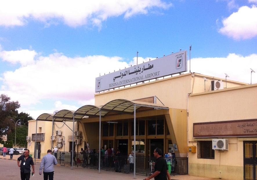 Travel to and from Benina Airport was today disrupted by protestors (Photo: )
