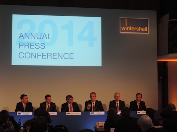 The Wintershall annual press conference in Kassel yesterday