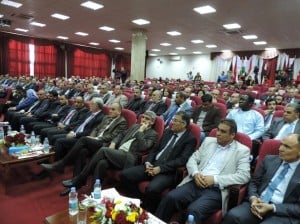 About three hundred VIPs attended the opening of the 42nd Tripoli International Fair 2014 (Photo: Sami Zaptia).