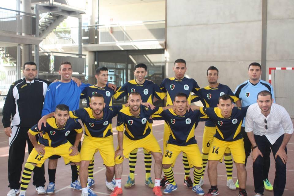The triumphant team in Valencia (Photo: Misrata University)