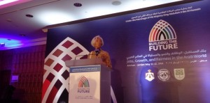 Christine Lagarde in Amman Jordan at the Building the Future MENA conference (Photo: Sami Zaptia).