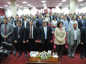 About two hundred attended the opening ceremony including Deputy Ministers of Information and various diplomats (Photo: Sami Zaptia).