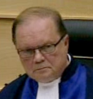 ICC Judge delivering Saif appeal judgement