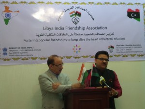 Former and Current Ambassadors of India addressing attendees (Photo: Embassy of India)