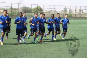 Tough training for the Libyan youth squad 