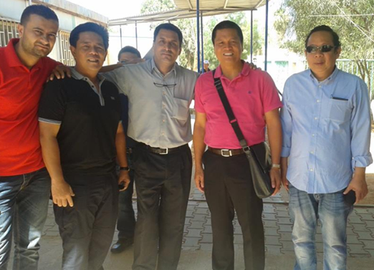 The diplomatic delegation in Benghazi (Photo: Social Media)