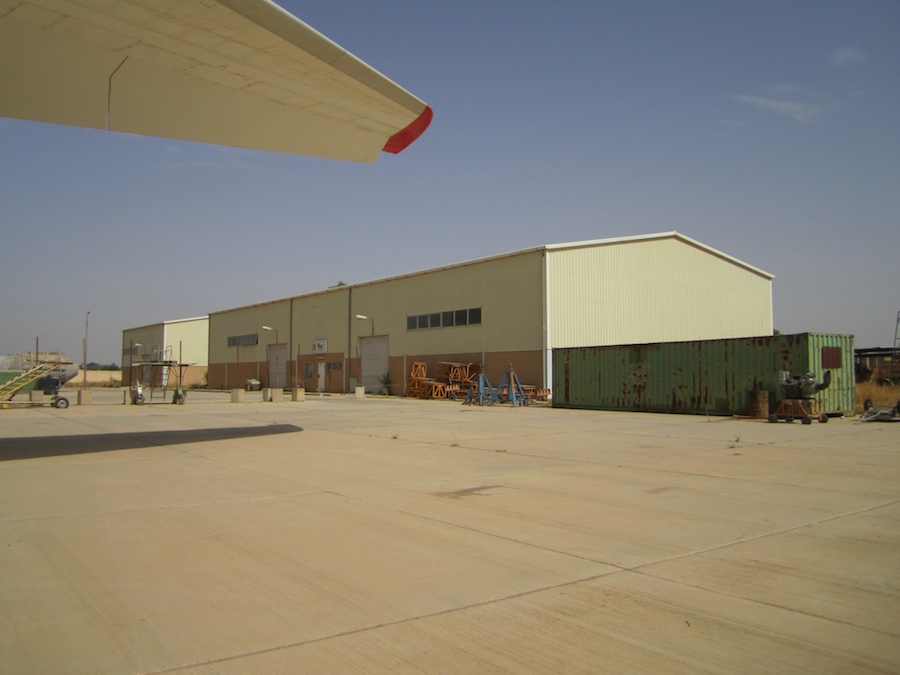 The EACS facility at Tripoli International Airport, which could house Libya's own aircraft simulators (Photo: Tom Westcott)