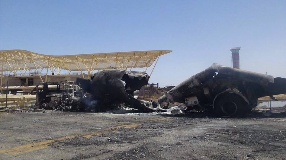 Tripoli airport damage