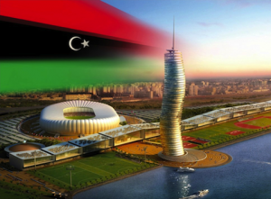 The planned Benghazi stadium for the now aborted Libyan AFCON