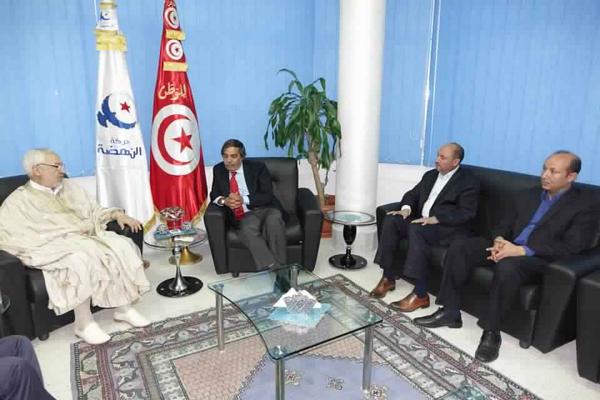 Libyan constitutional delegation meets with the leadership of Tunisia's Ennahda Party (Photo: Ennahda Party) 