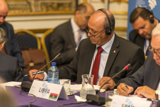 Foreign Minister Mohamed Abdulaziz at the Madrid Conference