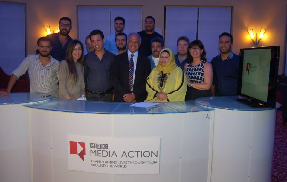 Libyan journalists training in Tunis