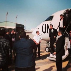 UN head Ban Ki-moon arrives in Tripoli today