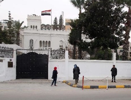 The Egyptian embassy earlier this year (Photo: www.news.cn)