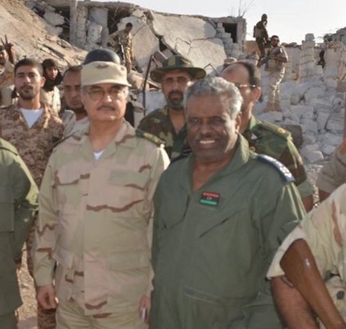 Opertaion Dingity commanders tour Benina (Photo: Operation Dignity)